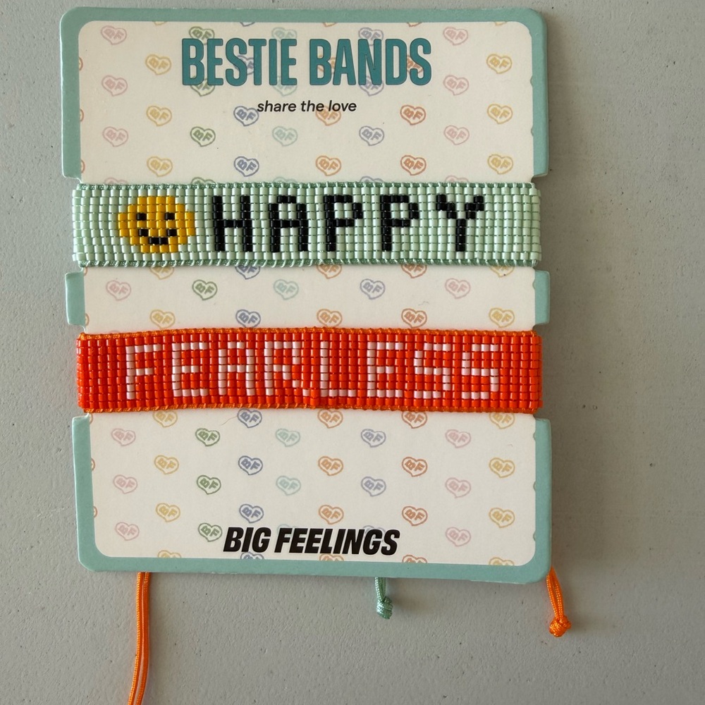 Happy and Fearless Kids Bracelets